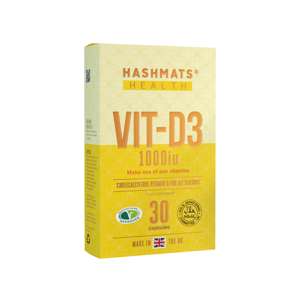 Vitamin D 1000iu - Vit-D3 by HASHMATS® (Exp 07/2024)