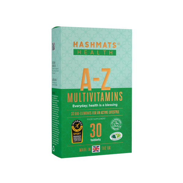 A-Z Multivitamins 30 - with 33 Bio-elements by HASHMATS®