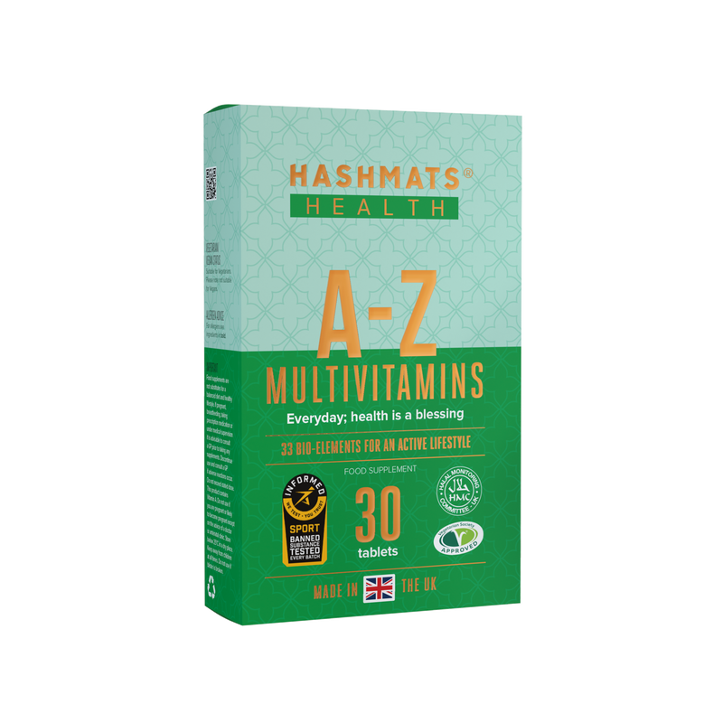 A-Z Multivitamins 30 - with 33 Bio-elements by HASHMATS®