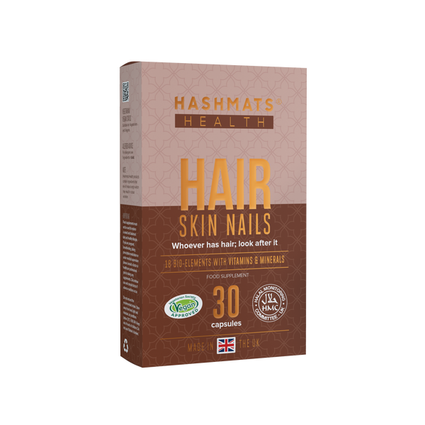 Hair Skin Nails Vitamins Vegan by HASHMATS®