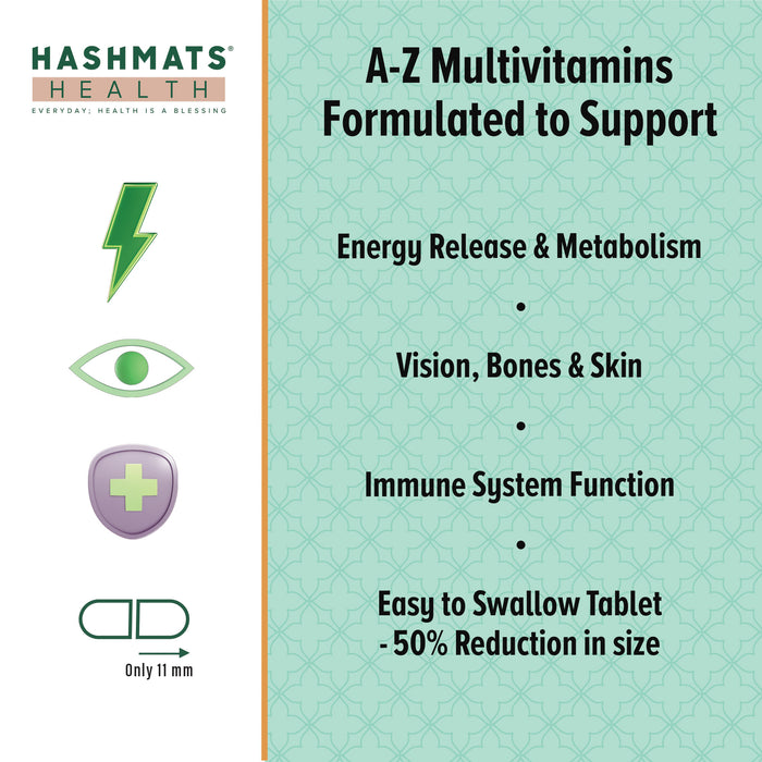A-Z Multivitamins (90 tablets x4) Bundle - Hashmats Health