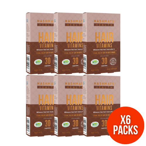 Hashmats Health Hair Skin and Nails x6 Bundle offer.