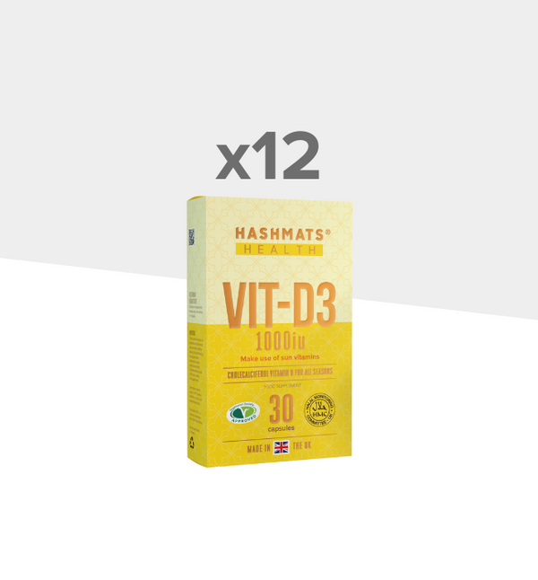 Daily Vitamin D3 1-Year Supply - Hashmats Health